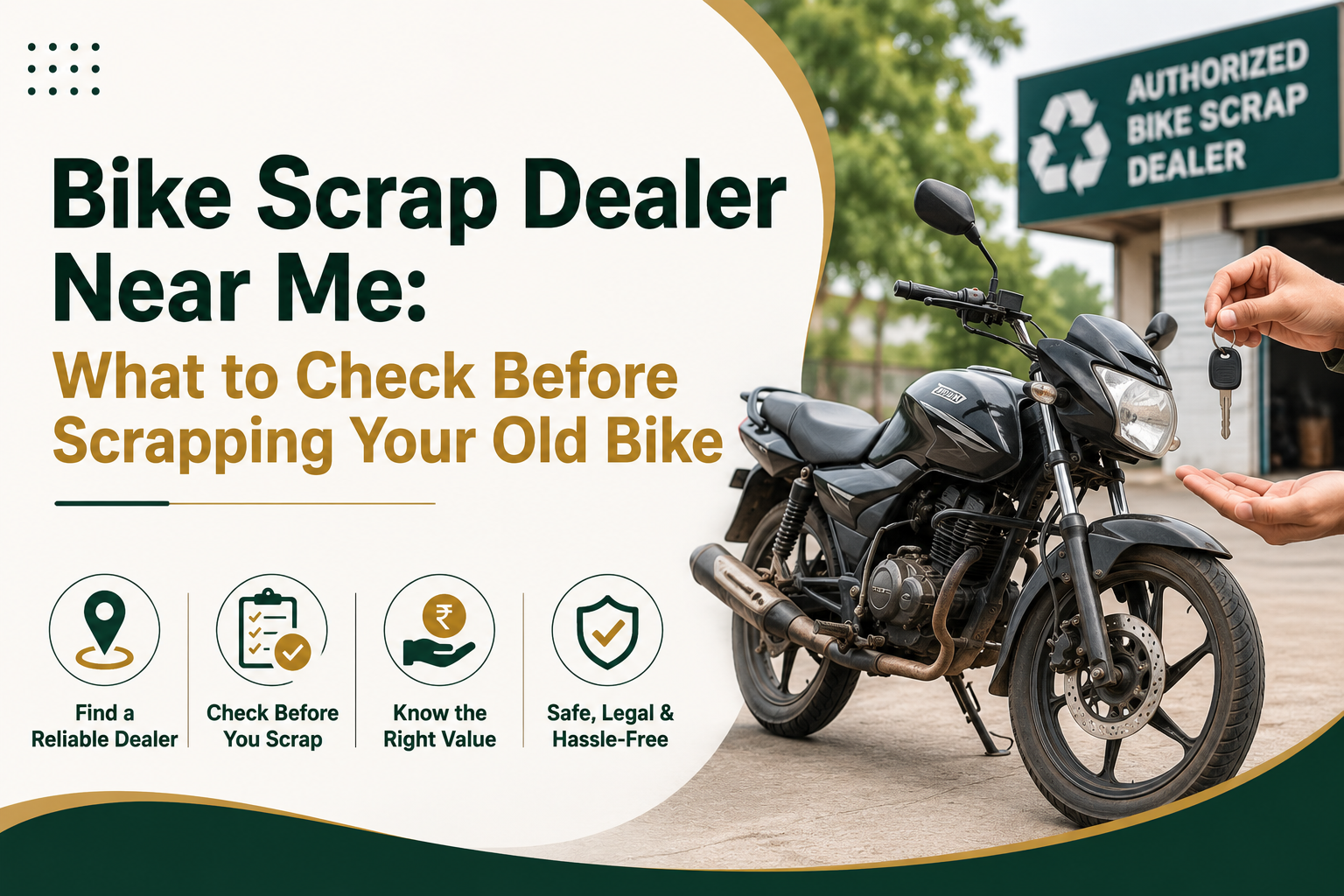 Bike Scrap Dealer Near Me: What to Check Before Scrapping Your Old Bike